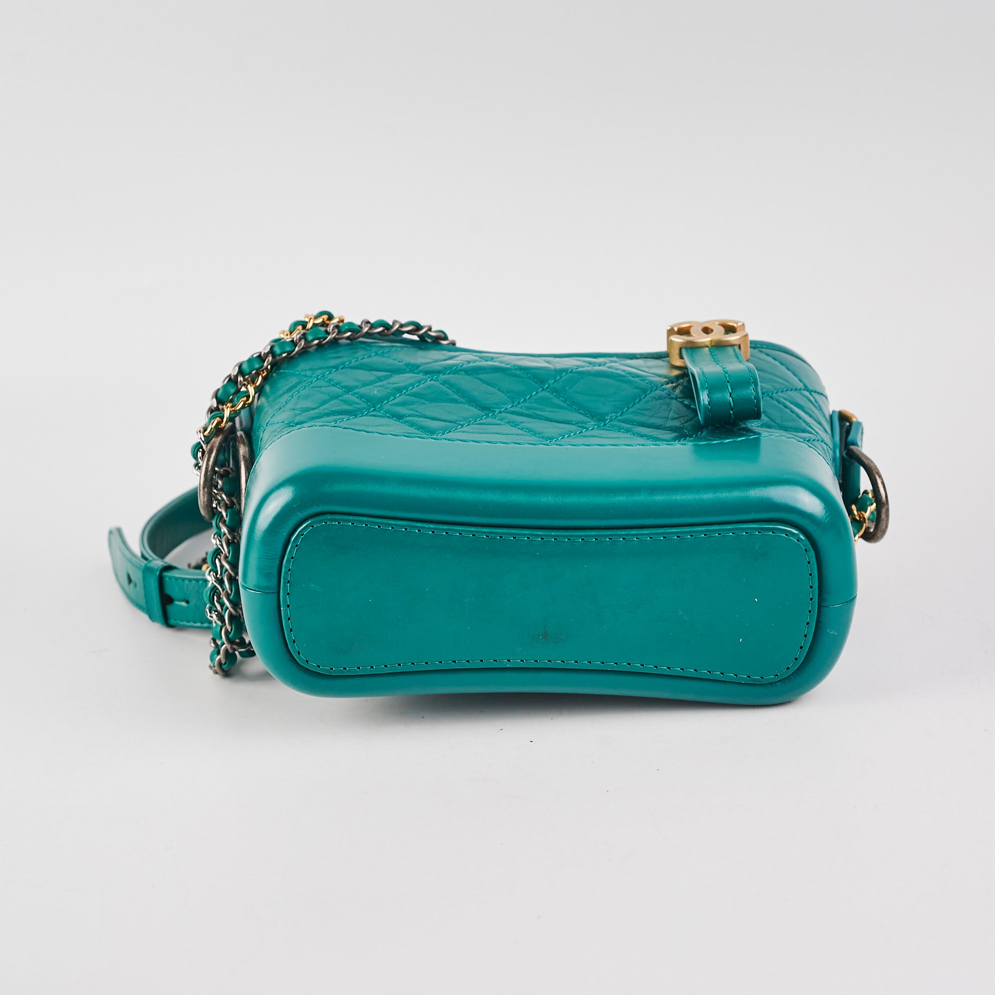 Chanel Small Gabrielle Green Leather Shoulder Bag - Series 29 Luxury Handbag for Women | Perfect for Work, Travel & Evening Events