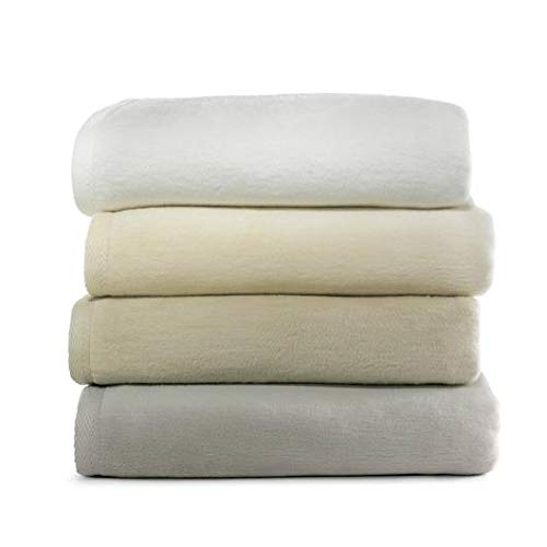 Peacock Alley All Seasons Luxury 100% Long Staple Cotton Blanket - Soft Cozy Throw Blanket for Sofa, Bed & Crib - Breathable Crib Size Blanket for Nursery, Living Room & Guest Room - Perfect for Baby, Kids & Adults