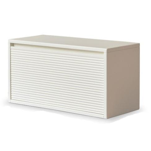 Pine Solid Wood Cream White Lattice Storage Low Bookcase - Modern Farmhouse Style Bookshelf for Living Room, Bedroom, Office - Perfect for Organizing Books, Decor & Storage Needs
