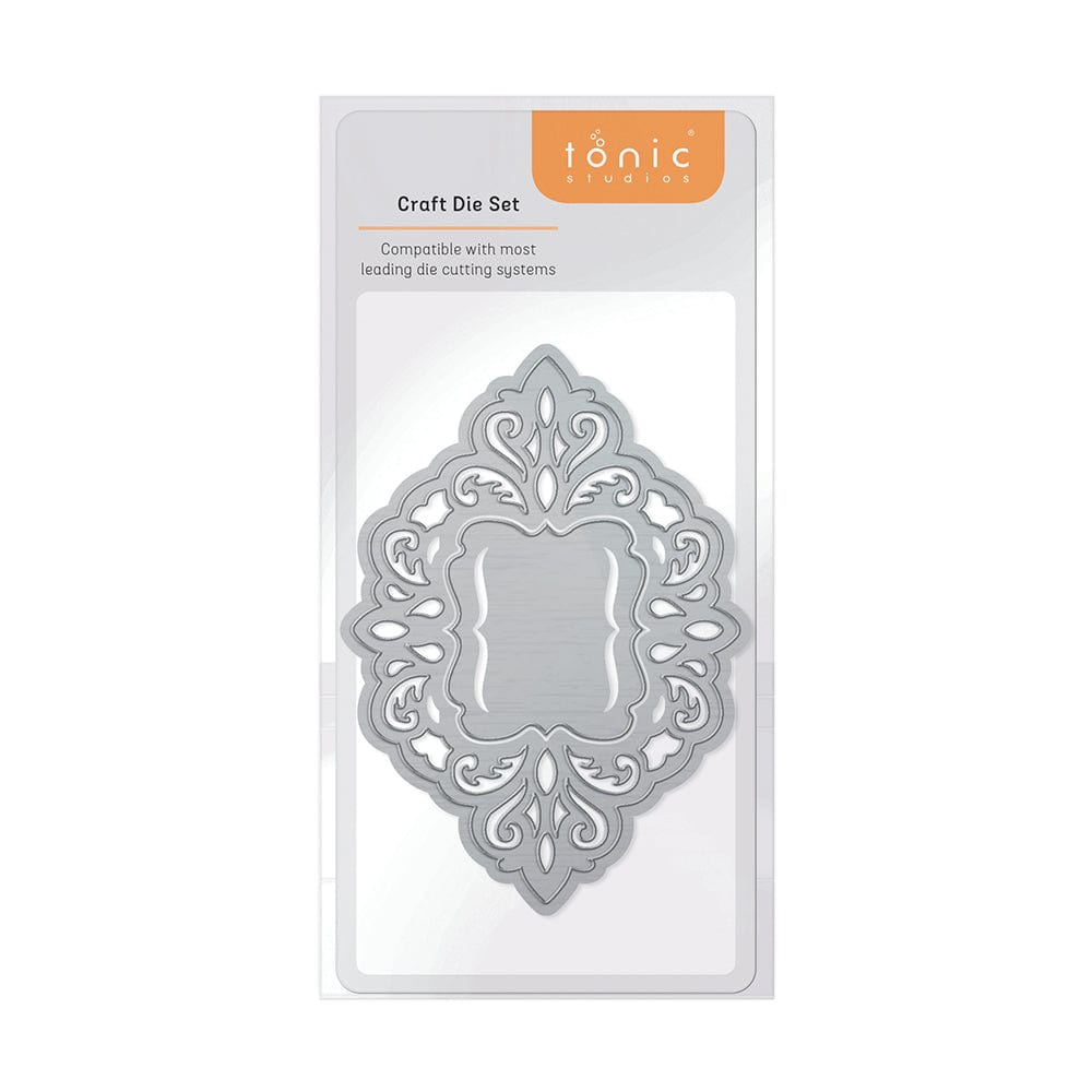 Vintage Antique Picture Frame Tag Die Set 4667E - Perfect for Scrapbooking, Card Making, and DIY Craft Projects