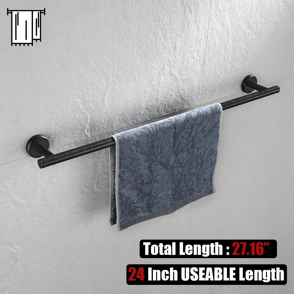 Oil Rubbed Bronze Towel Ring - 7