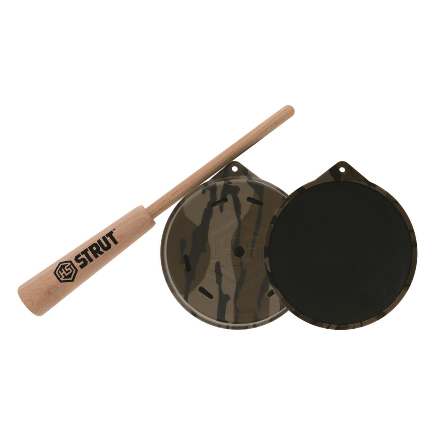 Hunters Specialties Camo Cutt'R Slate/Glass Mossy Oak Bottomland Turkey Pot Call - Realistic Turkey Vocals for Hunting, Outdoor & Game Calling Accessories | Perfect for Turkey Hunting, Wildlife Observation & Outdoor Adventures