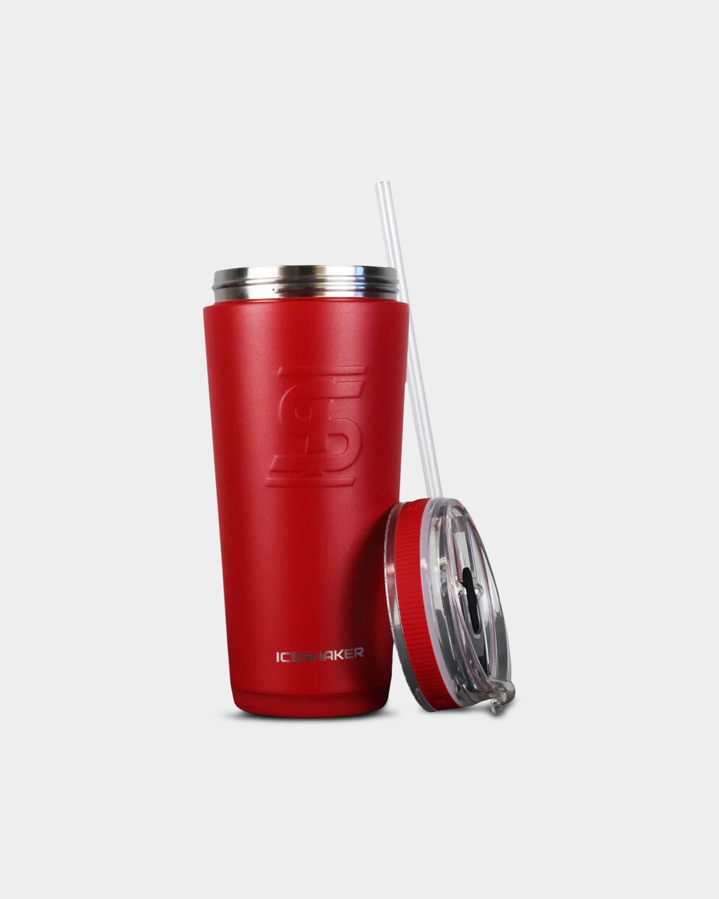 Insulated Ice Shaker Flex Bottle - Leakproof Stainless Steel Protein Shaker Cup for Gym, Workout & Travel - Keeps Drinks Cold for 24 Hours