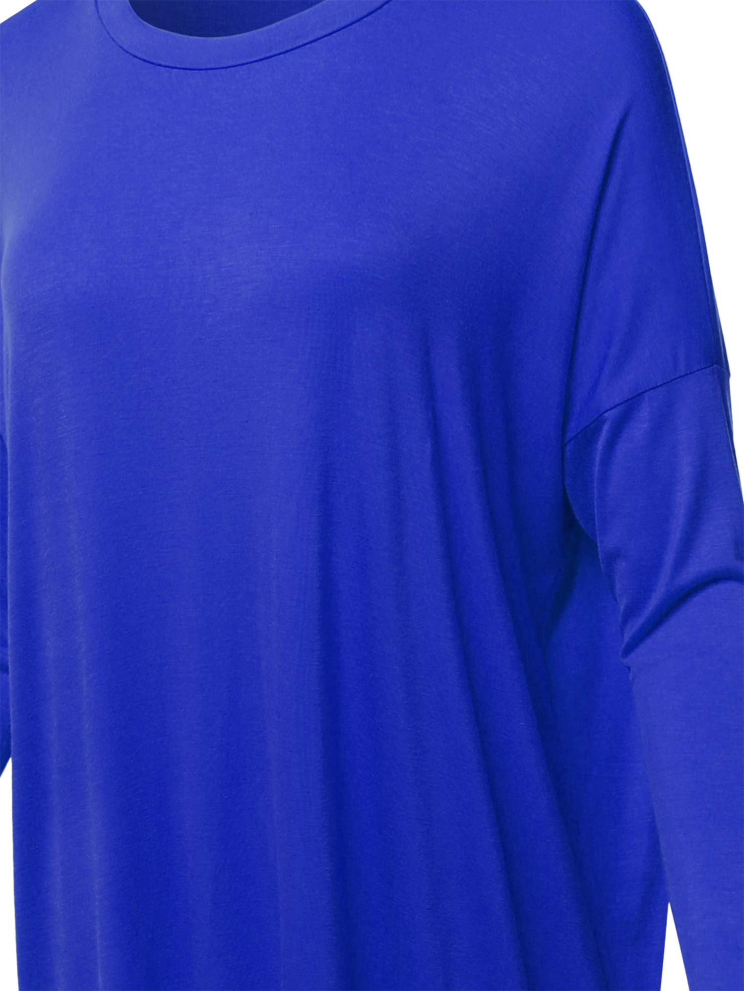 Emma Women's Casual Loose Fit Dolman Sleeve Tunic Dress Top - Comfortable Flowy Blouse for Everyday Wear, Work & Weekend Outings