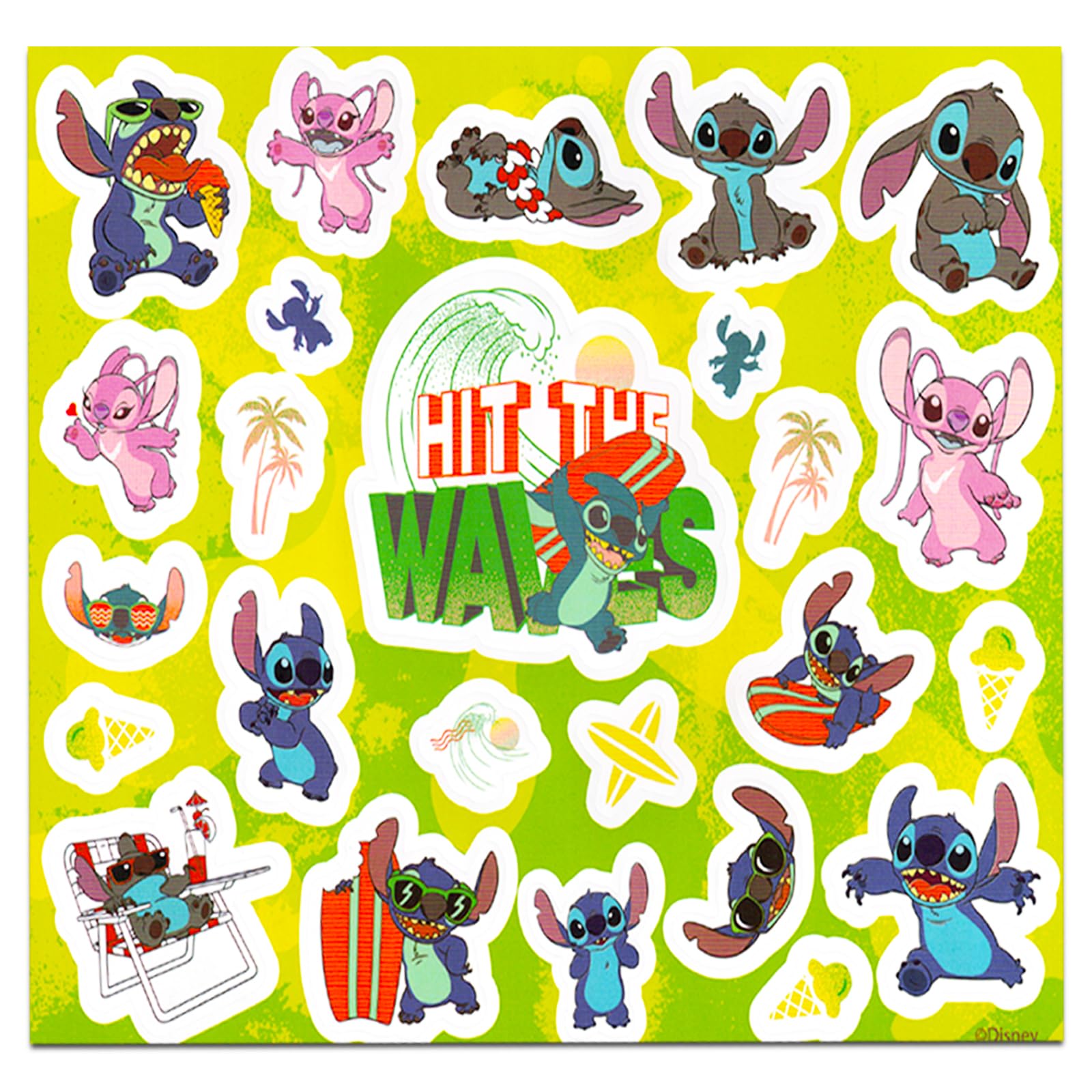Lilo and Stitch Mini Backpack Set for Girls - 11'' Stitch Backpack with Stampers, Stickers & Accessories | Kawaii Disney Cosplay, School Supplies, Anime Convention Gift