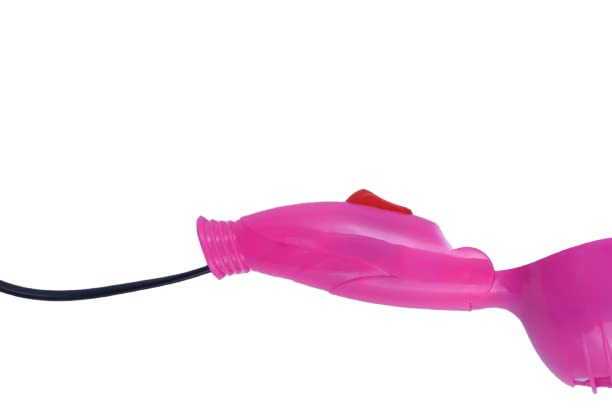 Arzet Nirvani Professional NV-1290 Hair Dryer - 1000W Foldable Electric Blow Dryer with 2 Speed Settings for Women & Men (Pink & White) - Perfect for Home, Travel & Salon Use