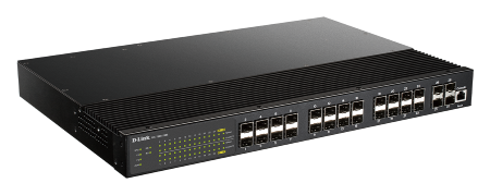 D-Link DIS-700G-28XS Industrial Layer 2+ Gigabit Managed Ethernet Switch - 28 Ports, Rack Mountable for Harsh Environments | Ideal for Factory Automation, Smart Grid & Outdoor Networking