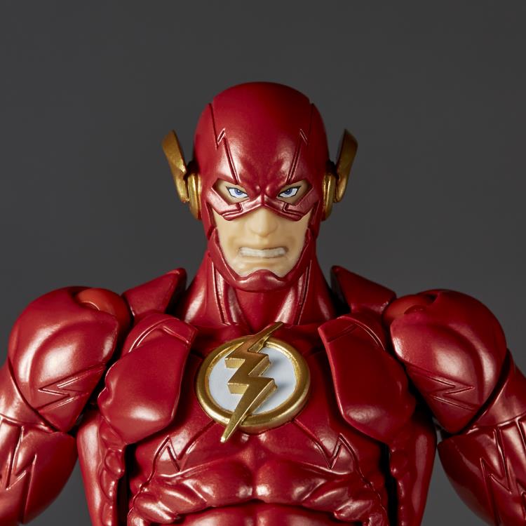 Amazing Yamaguchi Revoltech The Flash Action Figure NR010 - Highly Articulated Collectible for DC Fans & Display Scenes