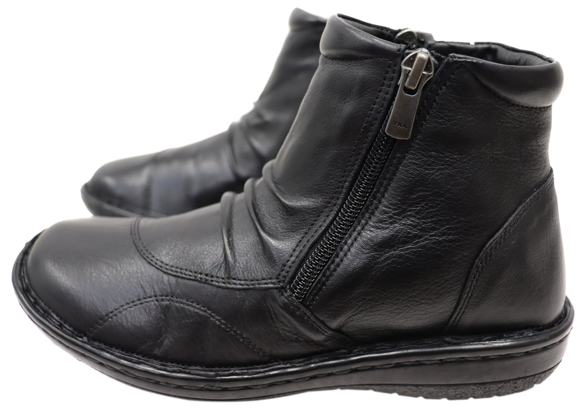 Orizonte Talun Women's European Comfortable Leather Ankle Boots - Stylish & Soft for Walking, Work & Casual Outfits