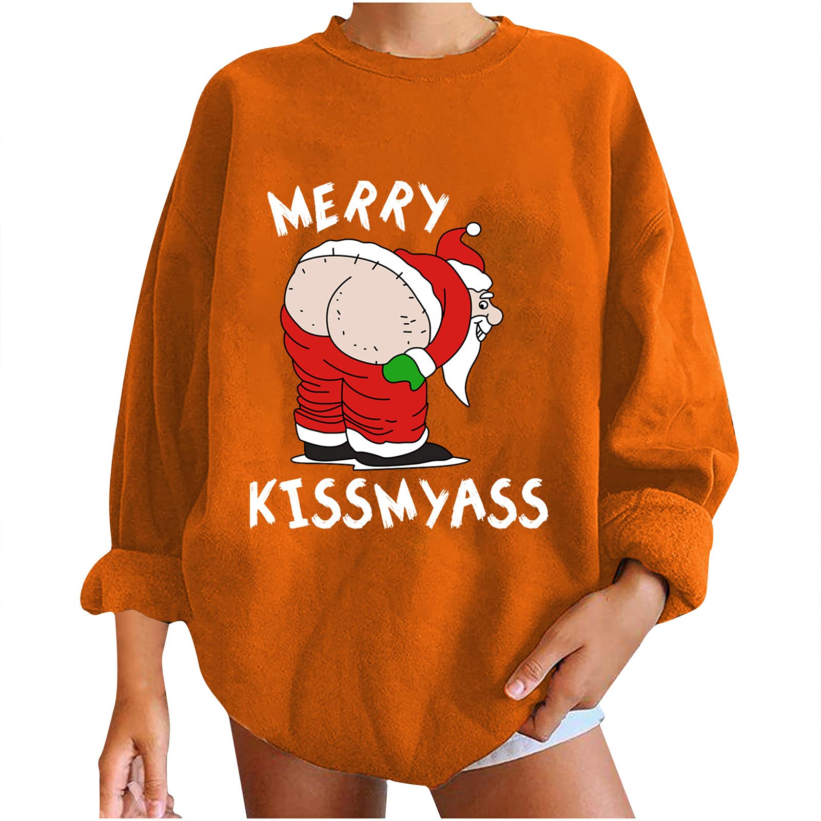 2022 Women's Long Sleeve Graphic T-Shirts - Soft Casual Loose Fit Printed Blouse Tee Tops | Perfect for Everyday Wear, Workout, and Street Fashion
