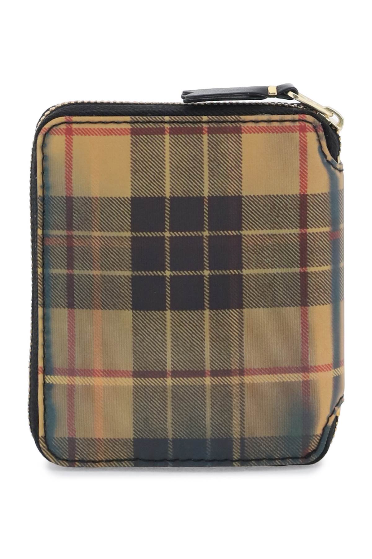 Comme des Garcons Zip Around Wallet with Lenticular Effect - Stylish RFID Blocking Card Holder for Men & Women | Perfect for Travel, Business, and Everyday Use