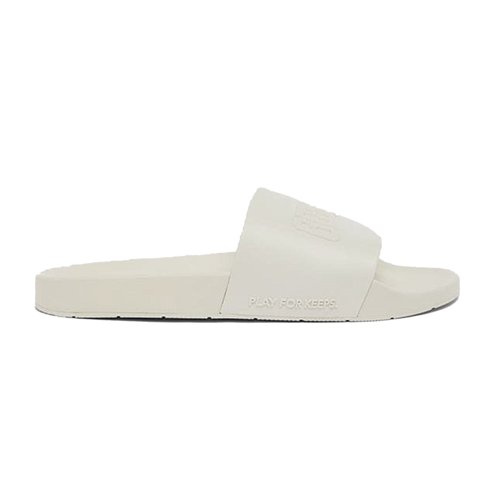 Geedup Core Logo Embossed Slides 'Bone' - Men's Comfortable Summer Slides with Arch Support - Perfect for Beach, Pool, and Casual Wear (2025)