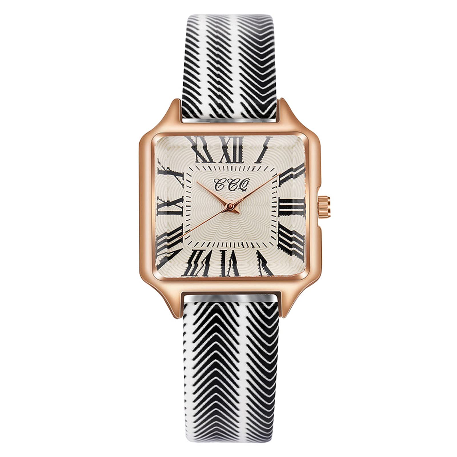 Stylish Silicone Watch Band for Women & Men - 20mm Striped Fashion Strap Compatible with Quartz & Roman Watches - Perfect for Casual, Office & Sports Wear