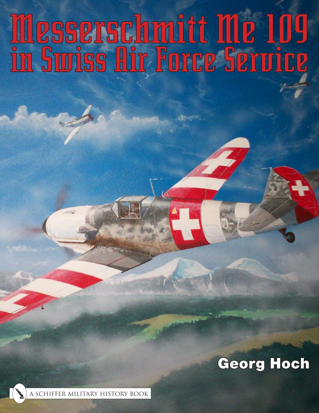 Messerschmitt Me 109 Swiss Air Force Fighter Plane - WWII Aircraft Model for Collectors & Aviation Enthusiasts | Perfect for Display, History Projects & Military Memorabilia Collections