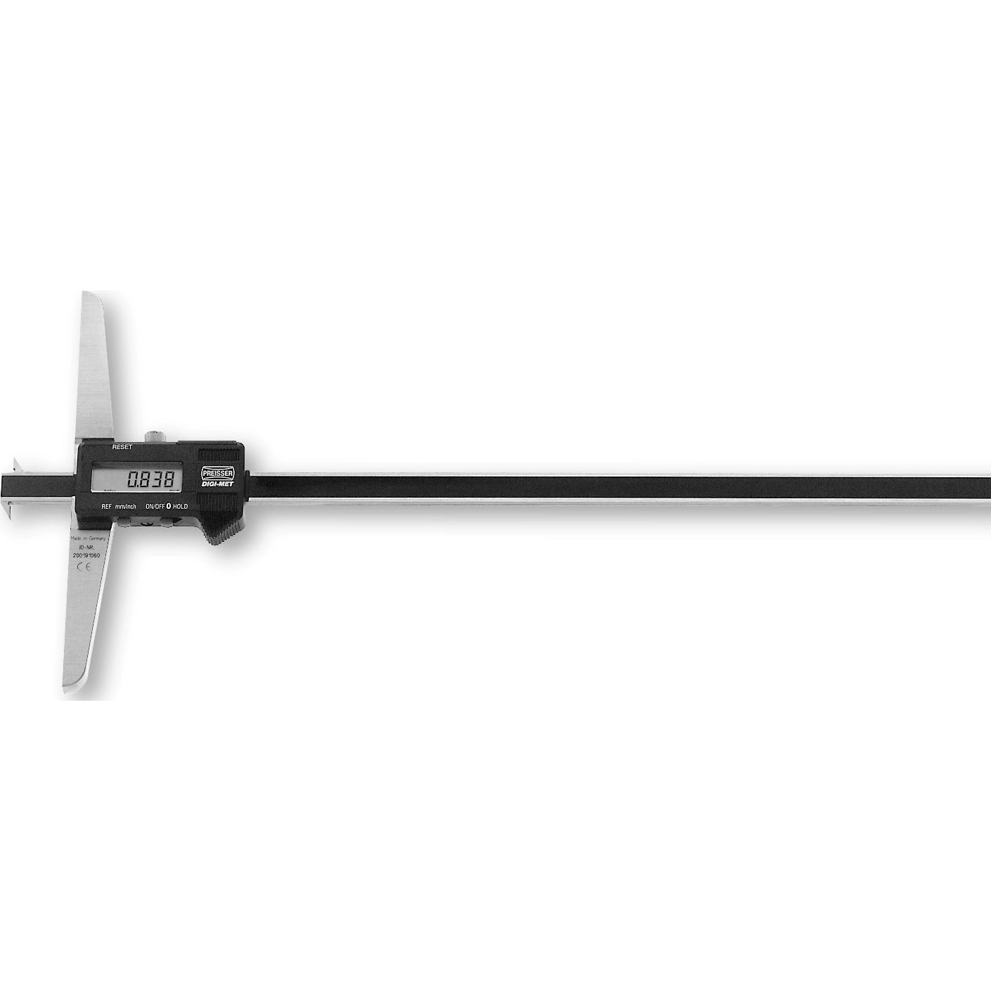 DIGI MET Offset Legs Depth Gauge - Precision Measuring Tool for Woodworking, Metalworking & Machining | Perfect for DIY Projects & Professional Use