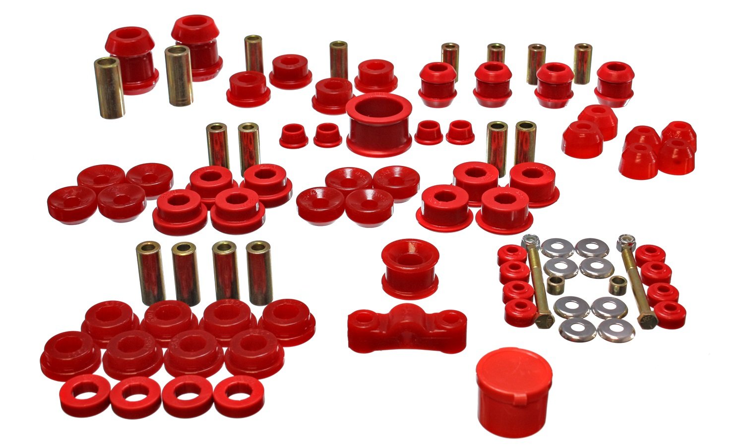 Energy Suspension 16.18105R Master Bushing Kit for Acura Integra - Complete Polyurethane Suspension Upgrade for Improved Handling & Ride Comfort | Perfect for Street Performance & Track Racing