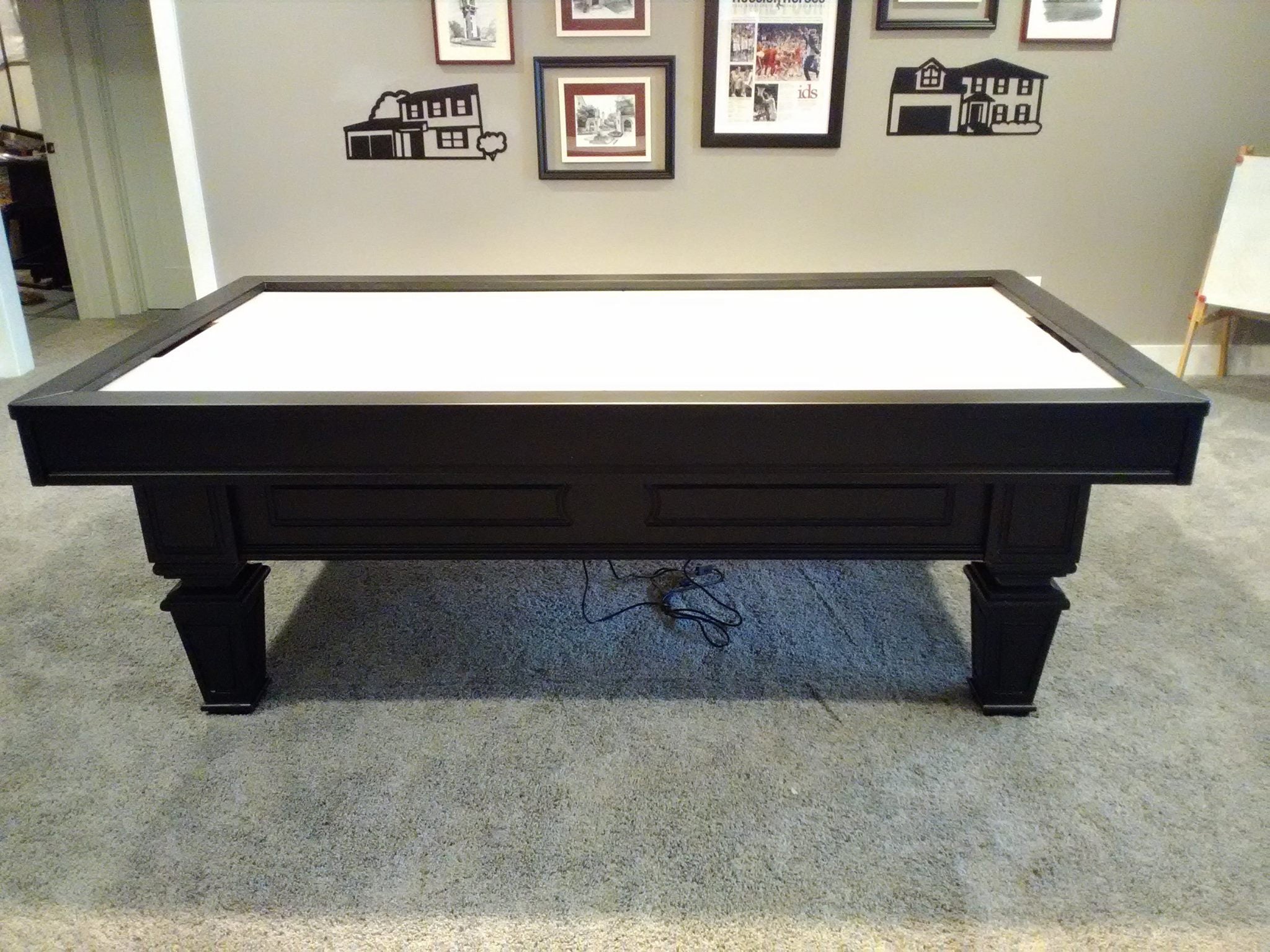Olhausen Signature Air Hockey Table - Professional 7ft Air Hockey Game for Home & Arcade - Perfect for Family Game Nights, Parties & Entertainment Rooms