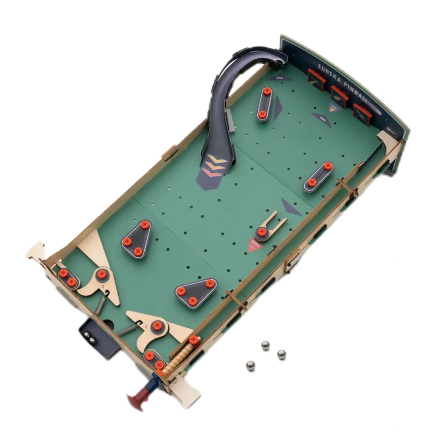 Eureka Pinball Machine - Classic Arcade Game for Home & Game Room Entertainment | Perfect for Parties, Gifts & Retro Gaming Fun