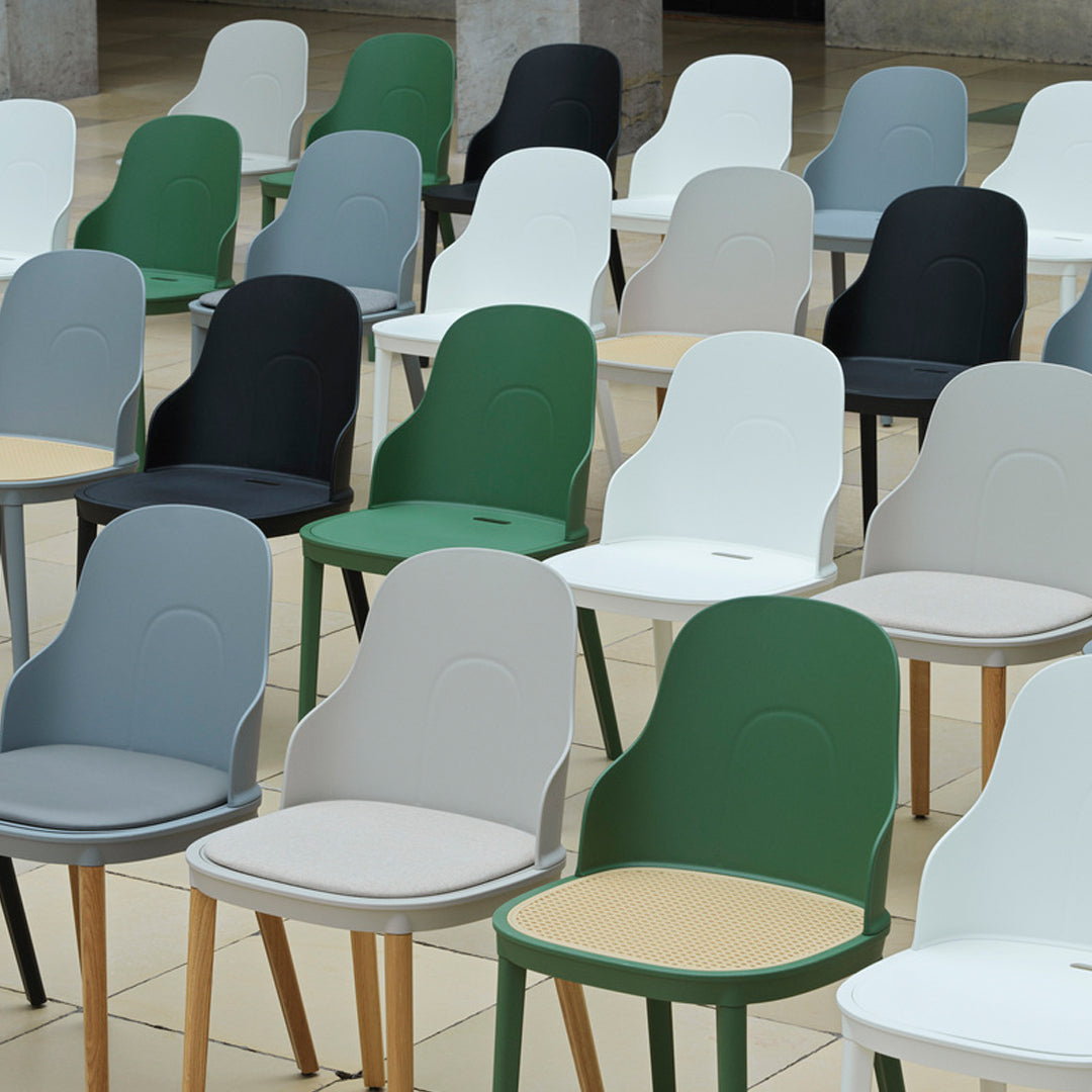 Allez Dining Chair - Upholstered Seat for Kitchen, Dining Room & Office - Comfortable Modern Chair for Home & Restaurant Use