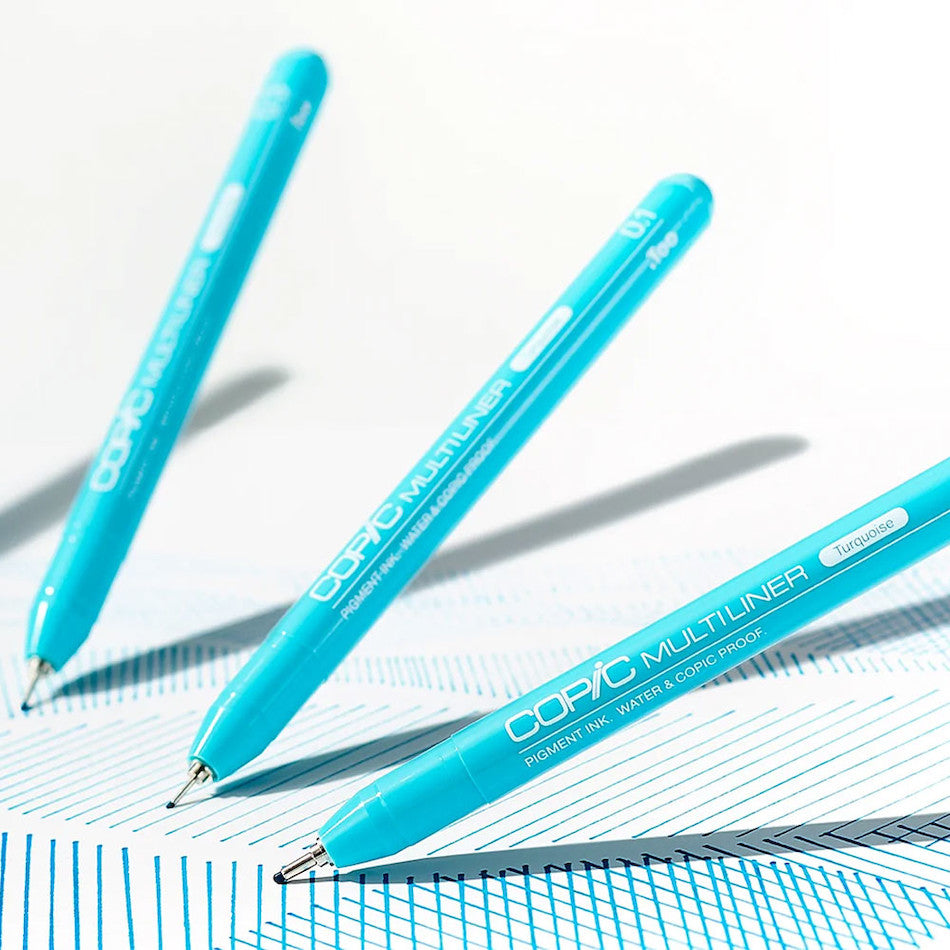 Copic MultiLiner Drawing Pen Set - 4 Pack Fine Line Ink Markers for Artists, Sketching & Illustration - Perfect for Manga, Comic Art & Technical Drawing