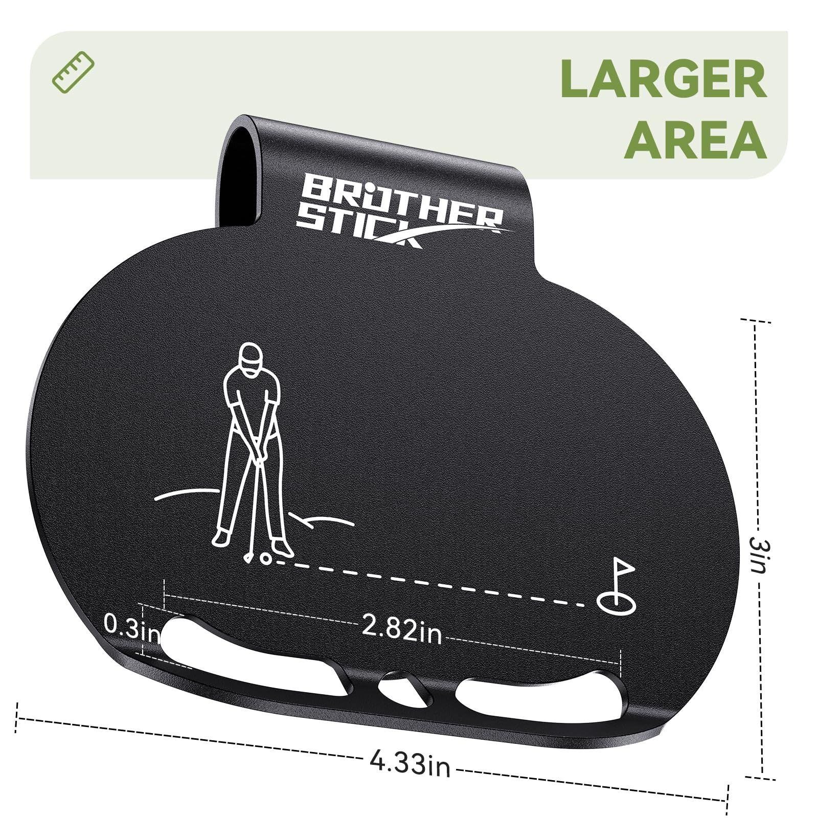 Metal Golf Bag Landing Pads & Accessories - Quick-Release Clips, Magnetic Towel & Rangefinder Straps for Men | Perfect Golf Gifts & Tournament Essentials