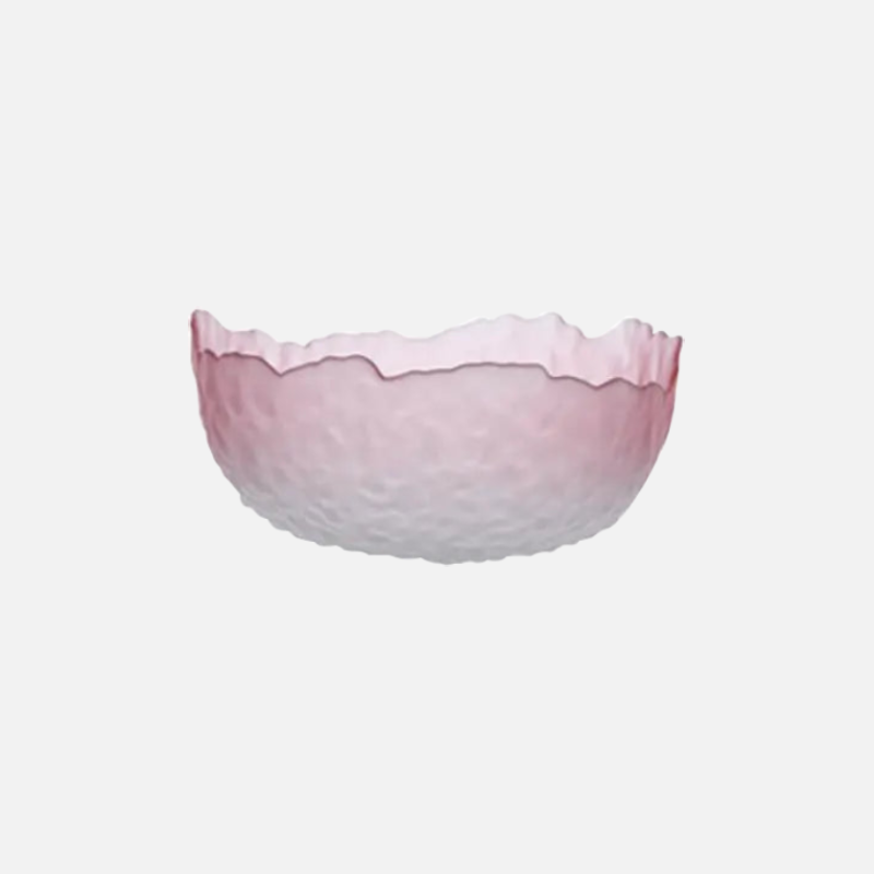 Lulu Frosted Glass Dessert Bowl Set - Elegant Serving Dishes for Ice Cream, Pudding & Fruit - Perfect for Parties, Dessert Bars & Home Entertaining