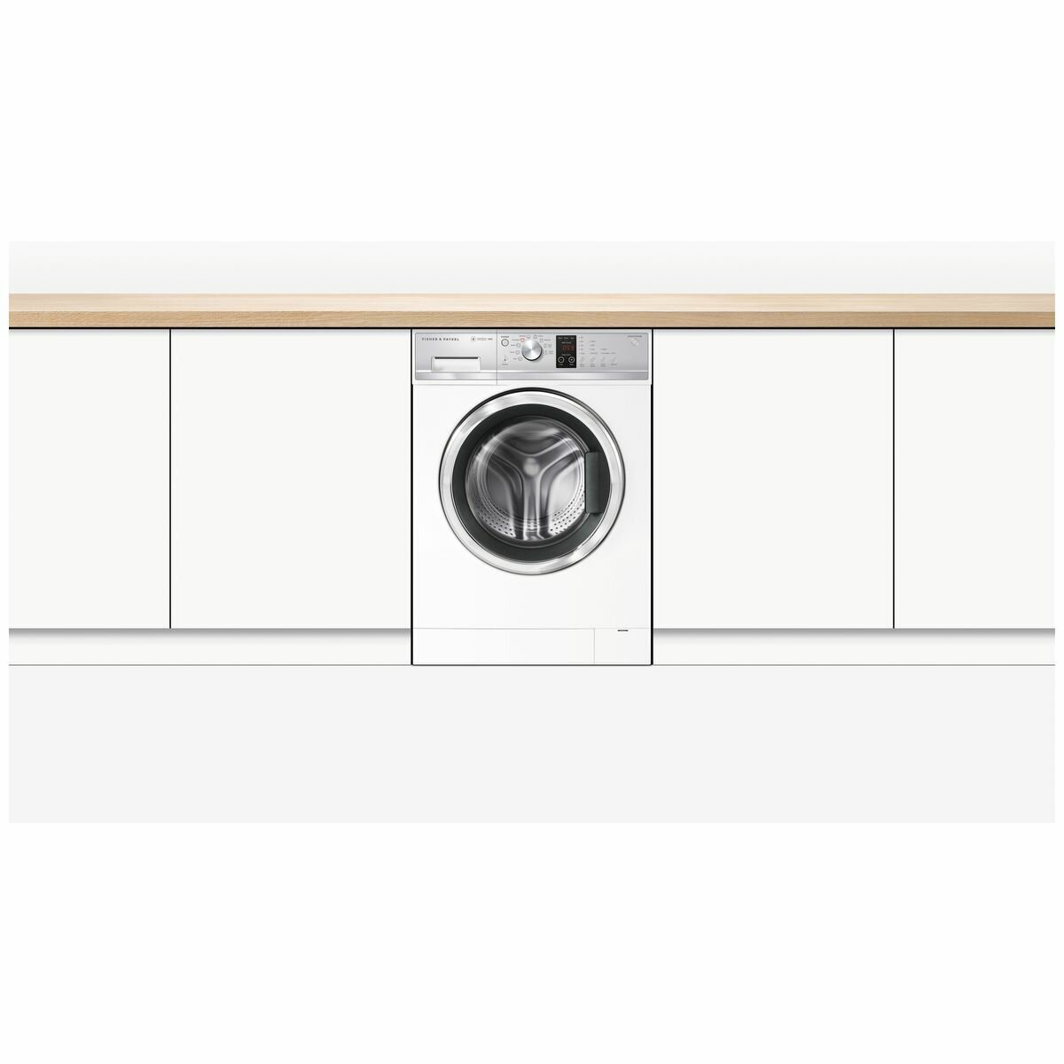 Fisher & Paykel WH8060J3 8kg Front Load Washing Machine - Energy Efficient, Quiet Operation for Apartments & Small Homes