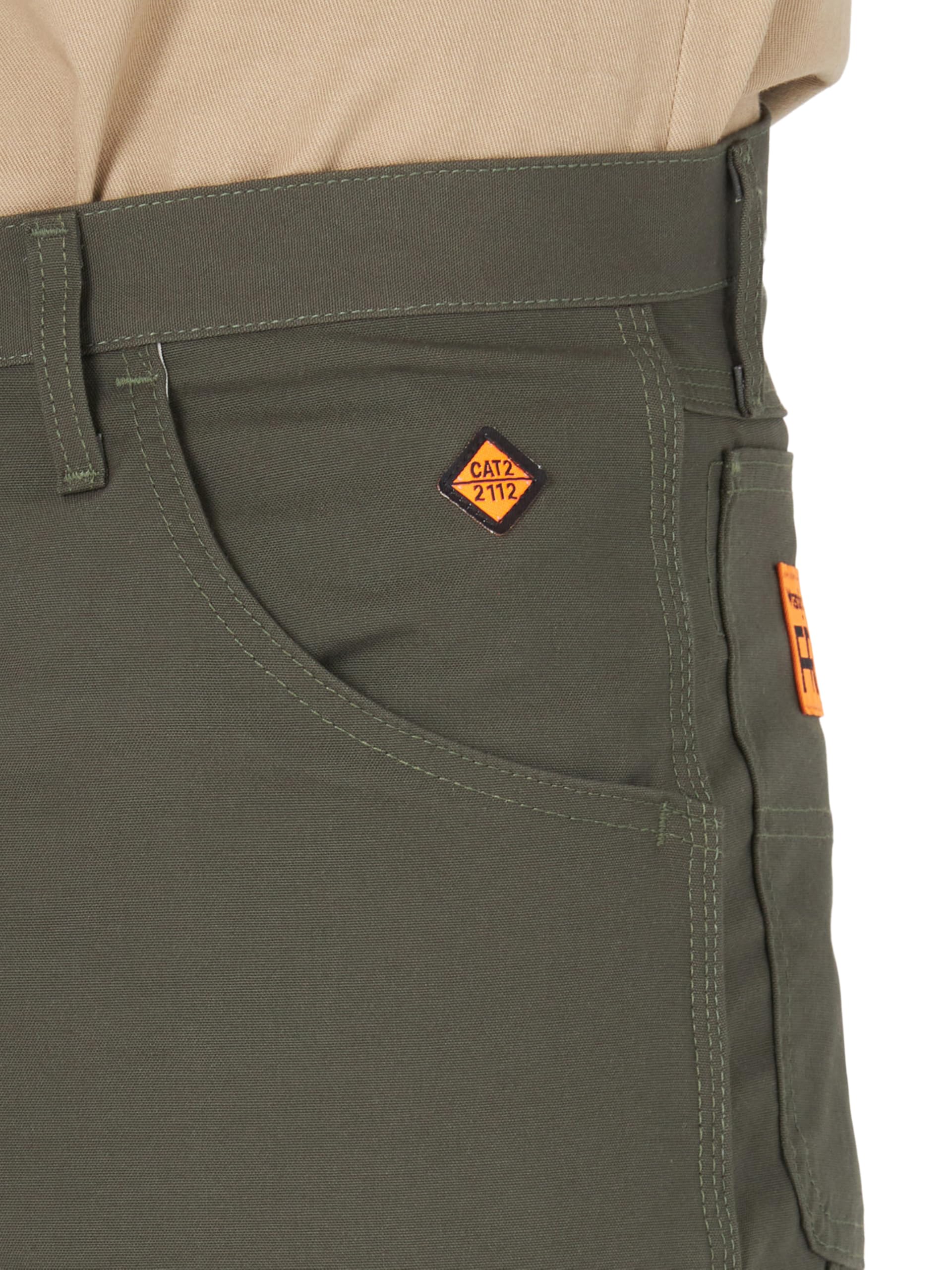 Wrangler Men's Flame Resistant Carpenter Work Pants - Durable & Comfortable for Construction, Welding & Industrial Jobs