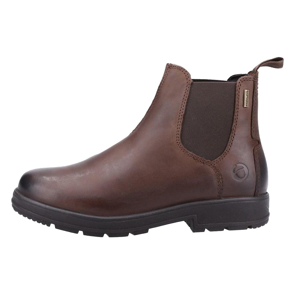 Men's Farmington Leather Boots - Size 10 Brown Cowboy Boots for Western Riding & Outdoor Work | Durable Comfortable Work Boots for Ranch, Hiking & Casual Wear