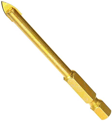 10Pcs 3mm Tungsten Carbide Drill Bit Set for Glass, Ceramic & Tile - Spear Head Flat Drill Bits for DIY Projects & Home Renovation