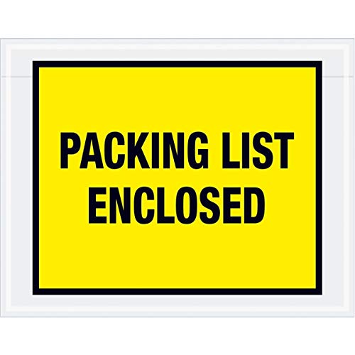 TapePlanet Packing List Enclosed Colored Full Face Envelopes 7