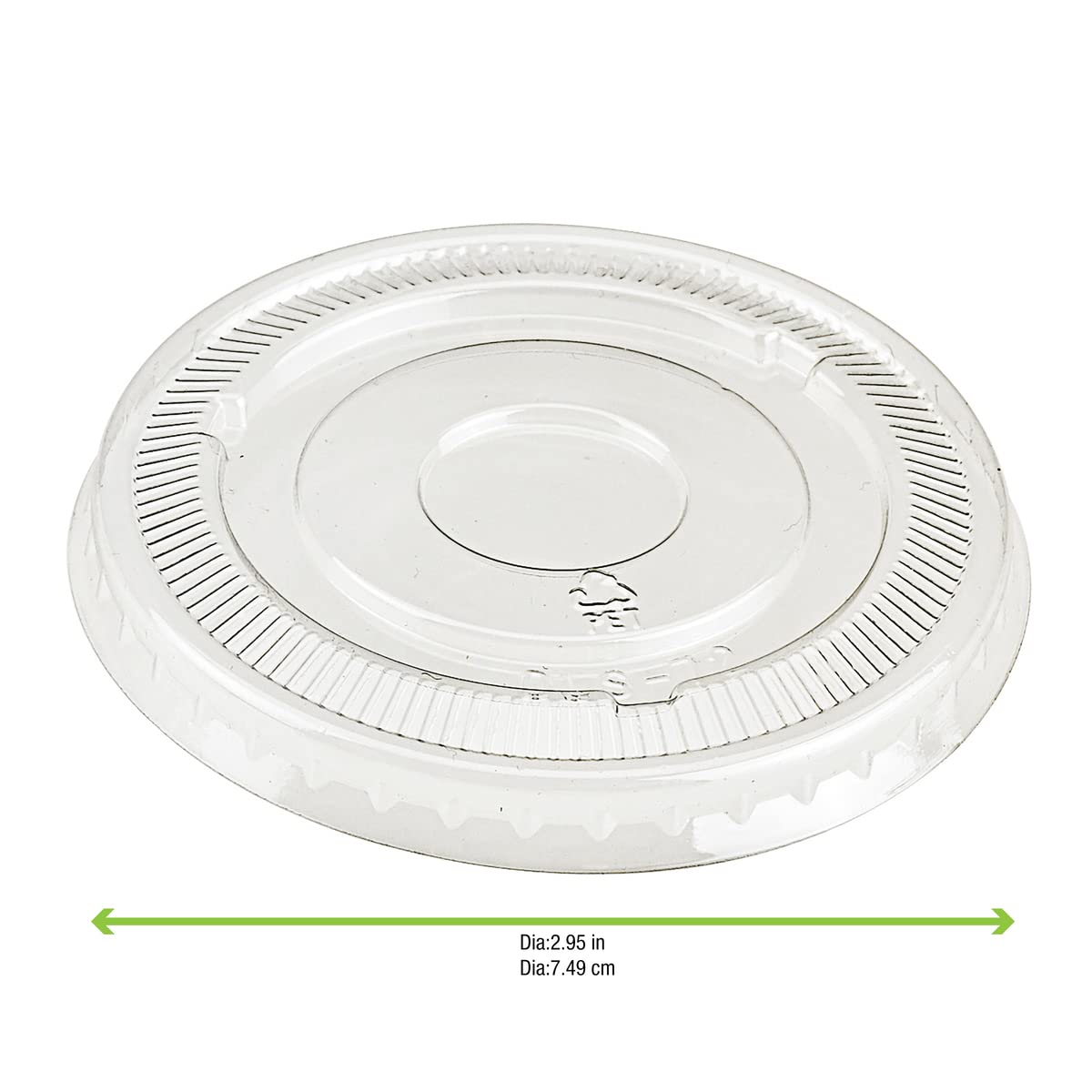 PACKNWOOD 210GKL72 - Clear Plastic Flat Lids for Soup Cups (2.8