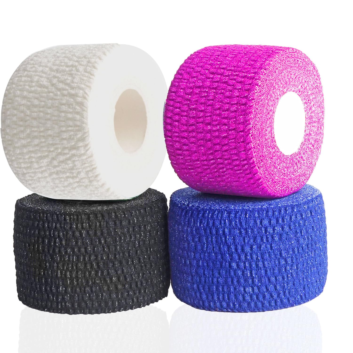 ANAMPION Weightlifting Hook Grip Tape - 4 Rolls (23ft Each) | Comfortable & Stretchy Athletic Thumb Tape for Weight Lifting, CrossFit & Gym Training | Protects Thumbs, Wrists & Fingers | Ideal for Powerlifting, Deadlifts & Olympic Weightlifting