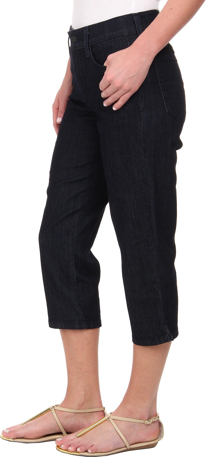 NYDJ Women's Bella Crop Jeans - High Waisted Slim Fit Stretch Denim Pants for Casual Wear & Everyday Comfort | Perfect for Work, Weekend Outings and Travel