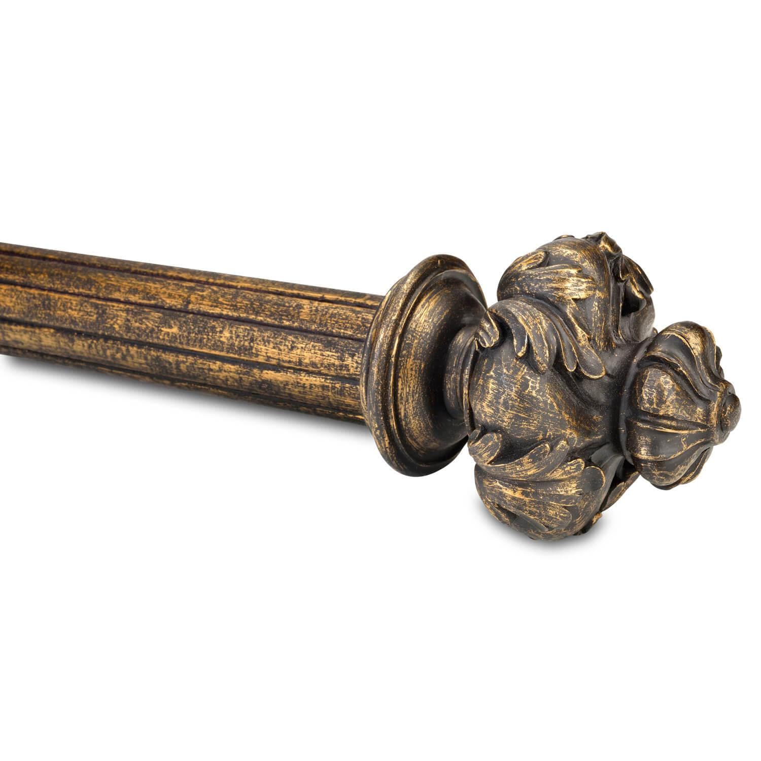 Elegant Crown Wooden Finial - Handcrafted Wooden Decorative Topper for Bedposts, Curtain Rods & Furniture - Perfect for Home Decor & DIY Projects
