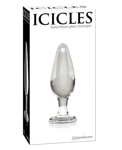 Icicles No. 26 Hand Blown Glass Wand - Premium Sensual Massager for Couples & Solo Play - Perfect for Romantic Nights & Self-Care Moments