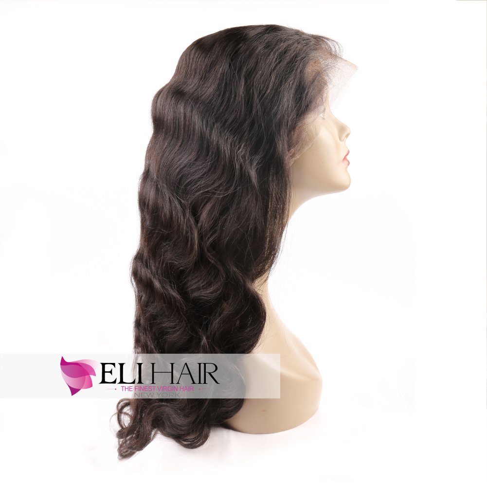 100% Brazilian Virgin Human Hair Full Lace Wigs - Natural Color Body Wave 22 Inch 150% Density for Women | Perfect for Daily Wear, Special Occasions & Cosplay