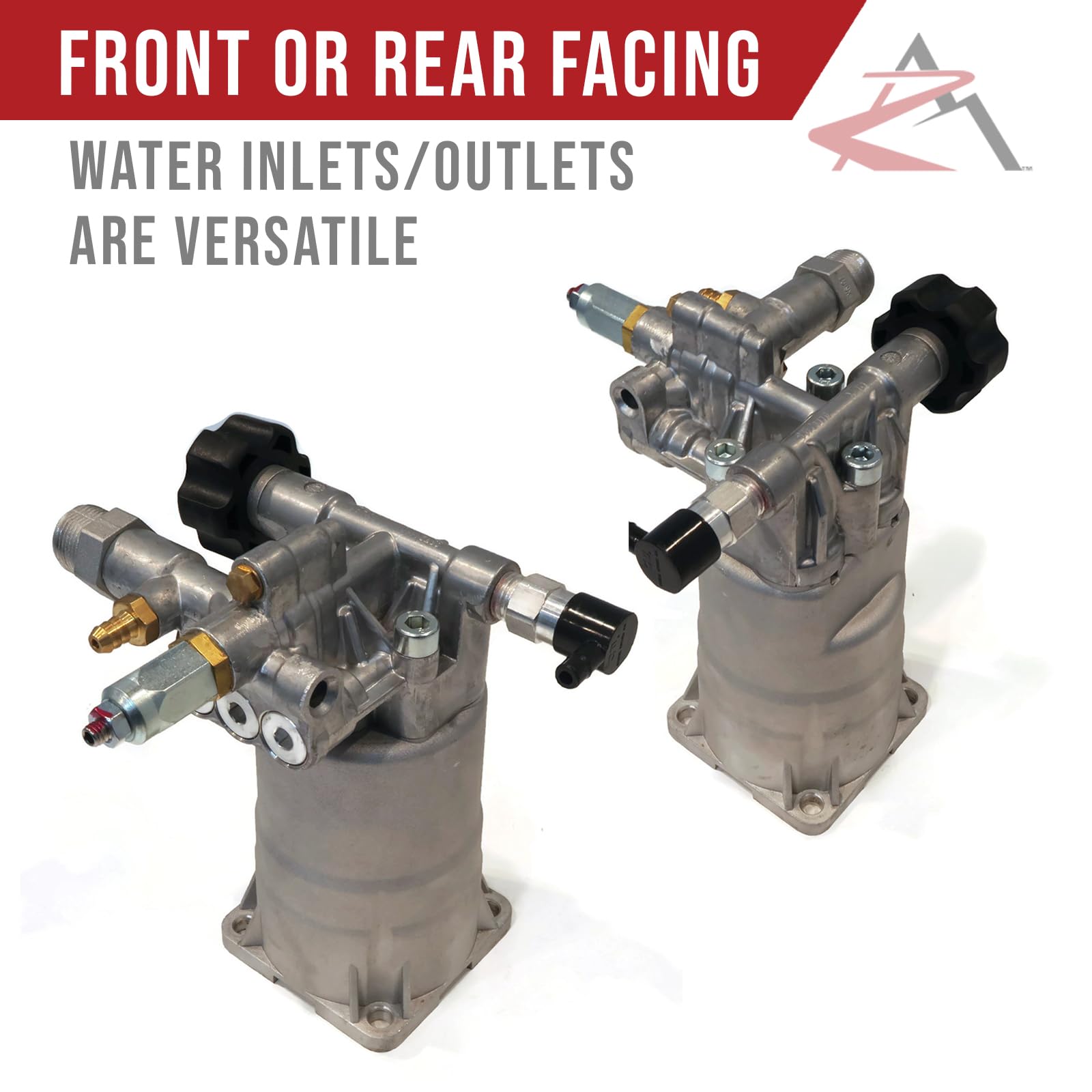 Annovi Reverberi OEM 2600 PSI High Pressure Washer Pump Replacement for Honda Generac Husky Karcher - Perfect for Home Cleaning, Car Washing & Outdoor Equipment Maintenance