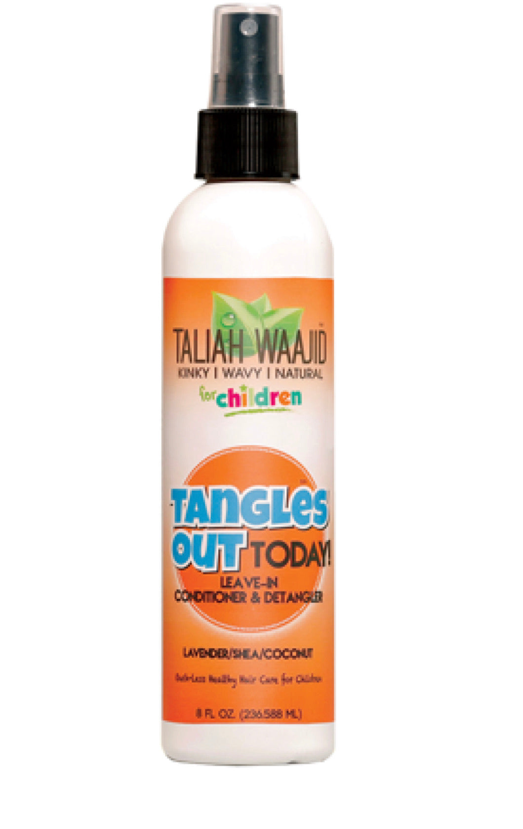 Taliah Waajid Children's Tangles Out Today Leave-In Conditioner & Detangler - 8 Oz | Gentle Hair Moisturizer for Kids with Curly, Coily & Natural Hair | Perfect for Daily Hair Care & Styling