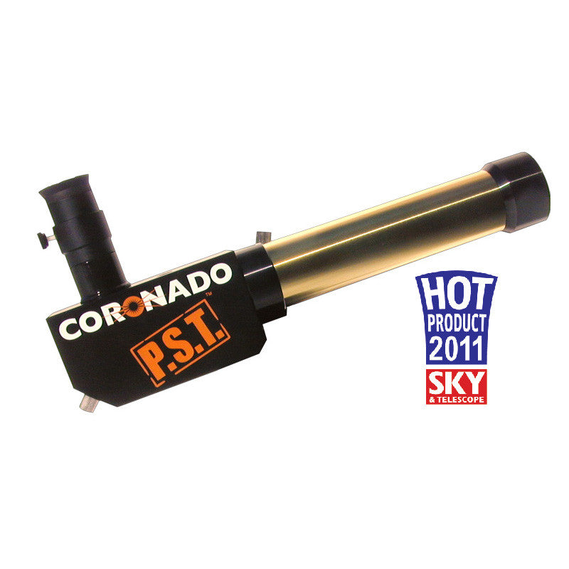 Coronado PST Personal Solar Telescope 0.5Å Bandwidth - Compact & Portable H-Alpha Solar Viewer for Sunspot Observation, Solar Eclipse & Astronomy Enthusiasts