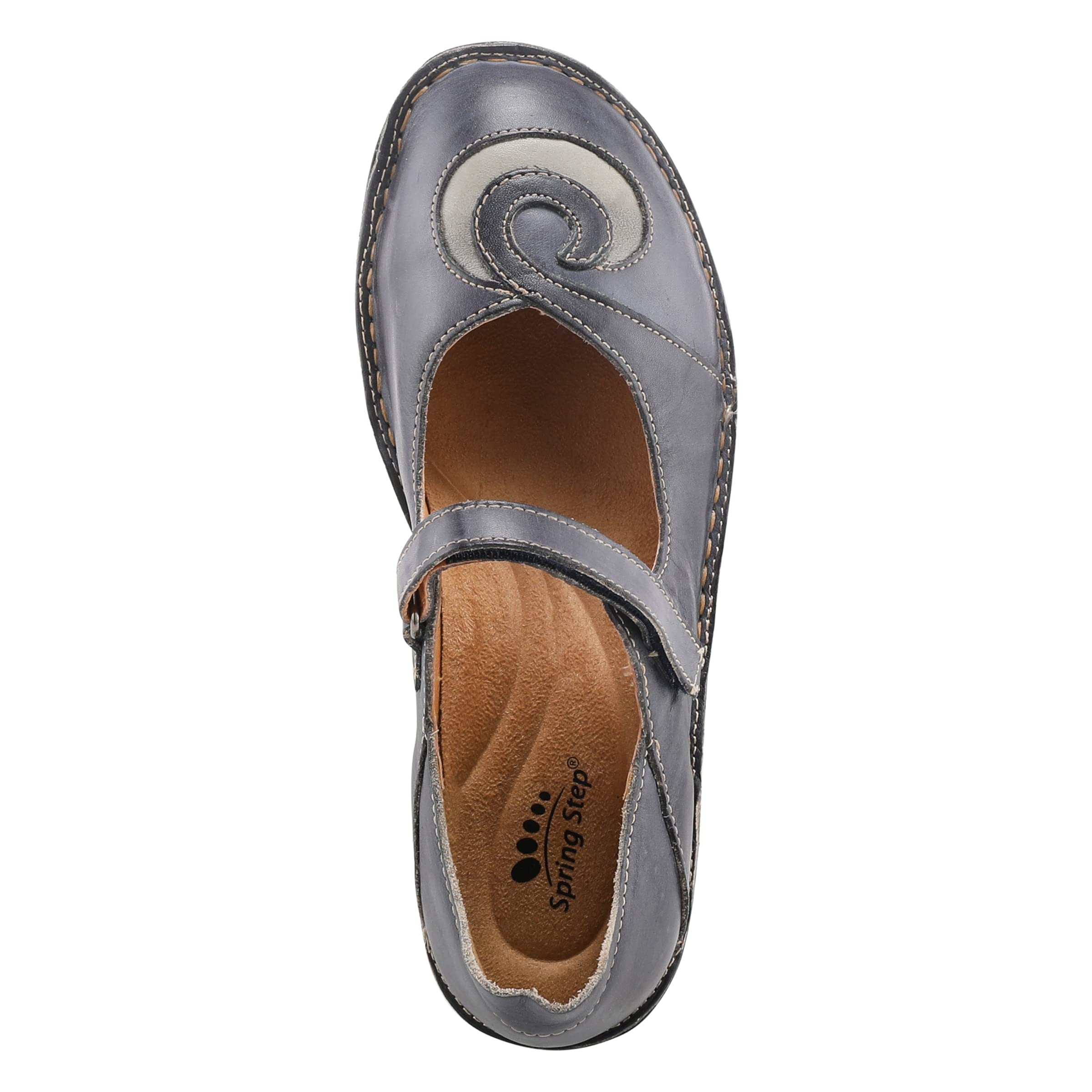 Spring Step Women's Cosmic Mary Jane Flat Shoes - Comfortable & Stylish Slip-Ons for Work, Casual Wear & Travel