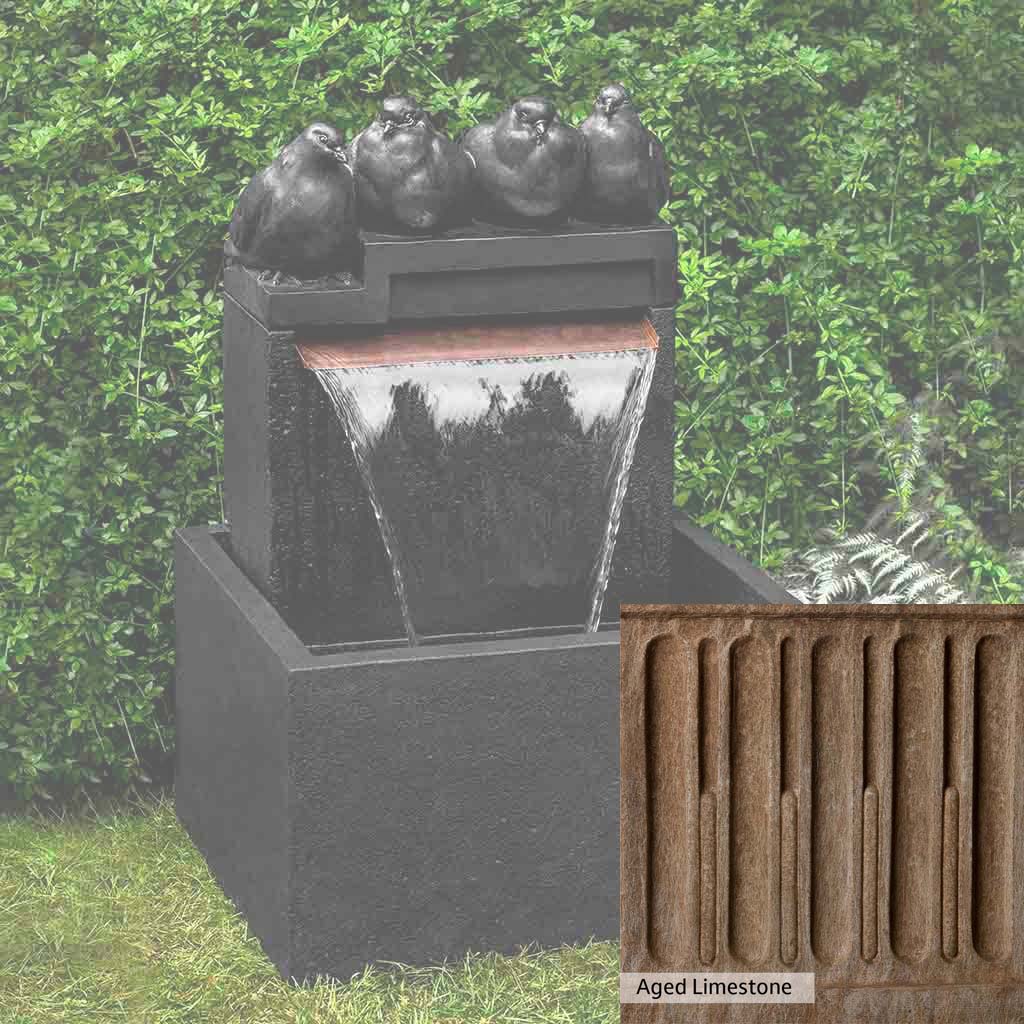 Campania International Quartet Fountain - Classic Outdoor Garden Water Feature for Patio, Yard, and Landscape Decor | Perfect for Backyard, Poolside, and Entryway Ambiance
