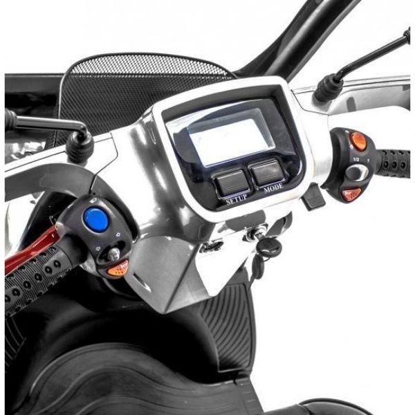 AFIKIM Afiscooter S 4 Wheel Mobility Scooter for Adults - Electric Powered Disability Scooter with Comfortable Seat & Long Battery Life - Perfect for Shopping, Travel & Outdoor Activities