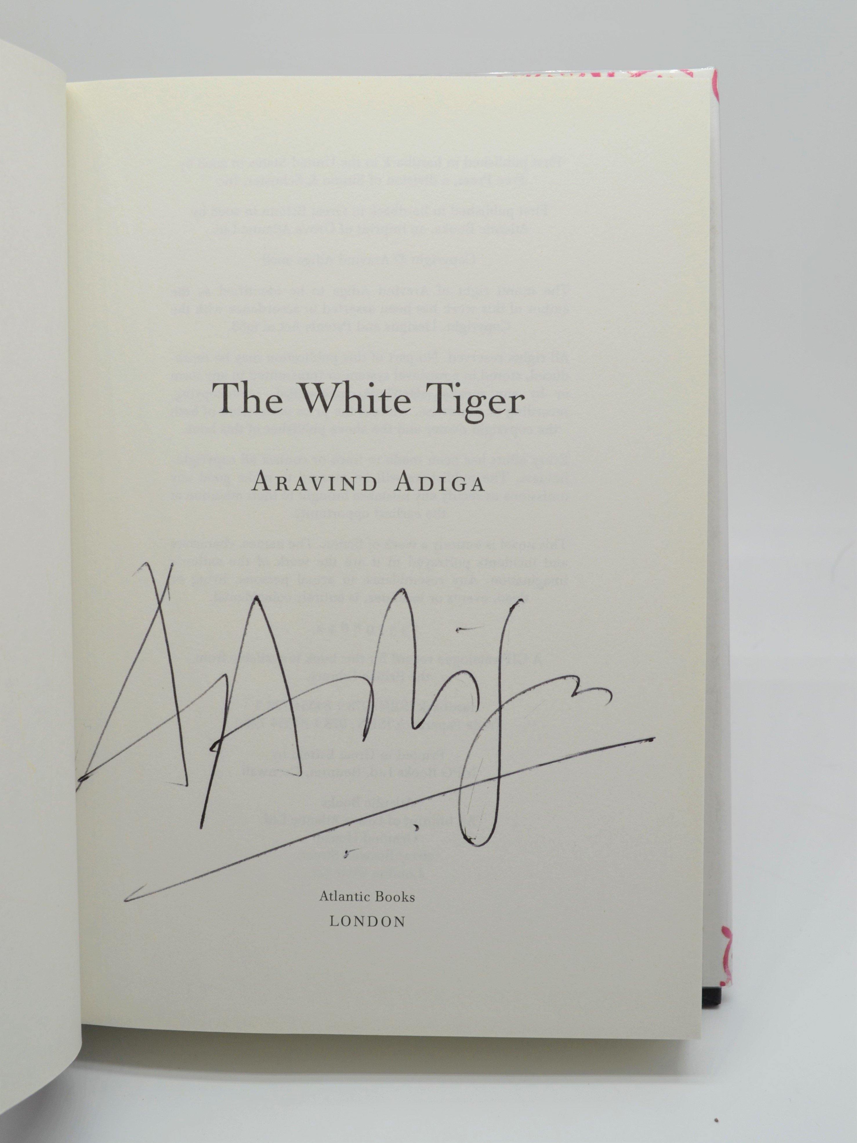 The White Tiger by Aravind Adiga - Award-Winning Novel | Contemporary Indian Literature | Perfect for Book Clubs & Literary Enthusiasts