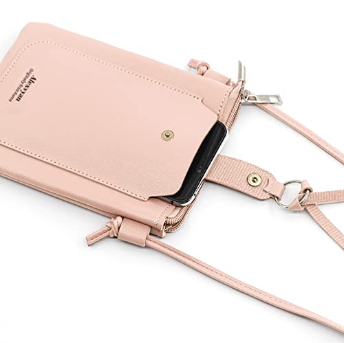 Alexvyan Stylish Denim Mobile Sling Bag for Women - Crossbody Phone Pouch Wallet Purse with Adjustable Strap | Perfect Gift for Her | Ideal for Travel, Shopping & Everyday Use