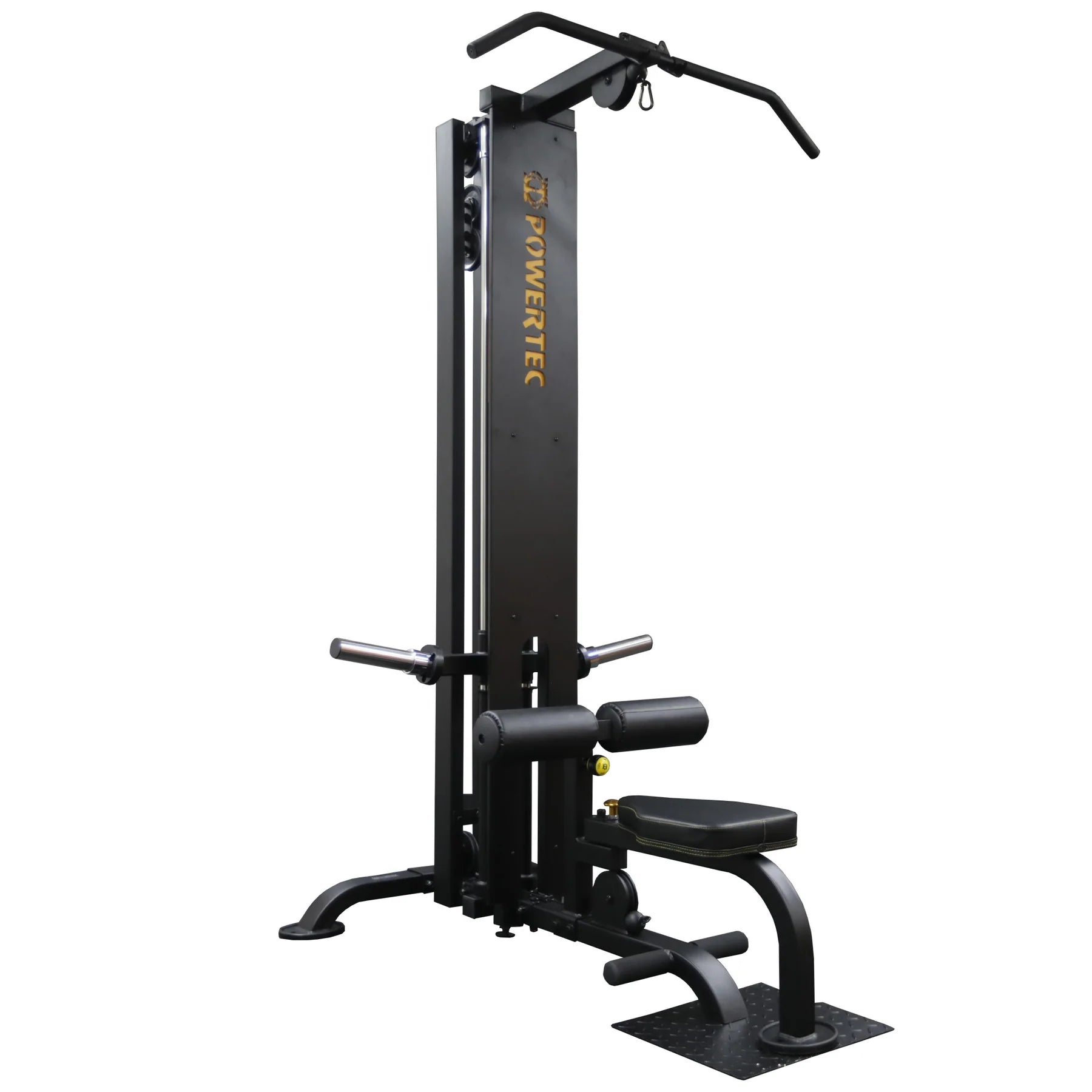 Powertec Lat Machine P LM - Heavy Duty Cable Lat Pulldown for Home & Gym Strength Training - Perfect for Back Workouts, Muscle Building & Fitness Enthusiasts