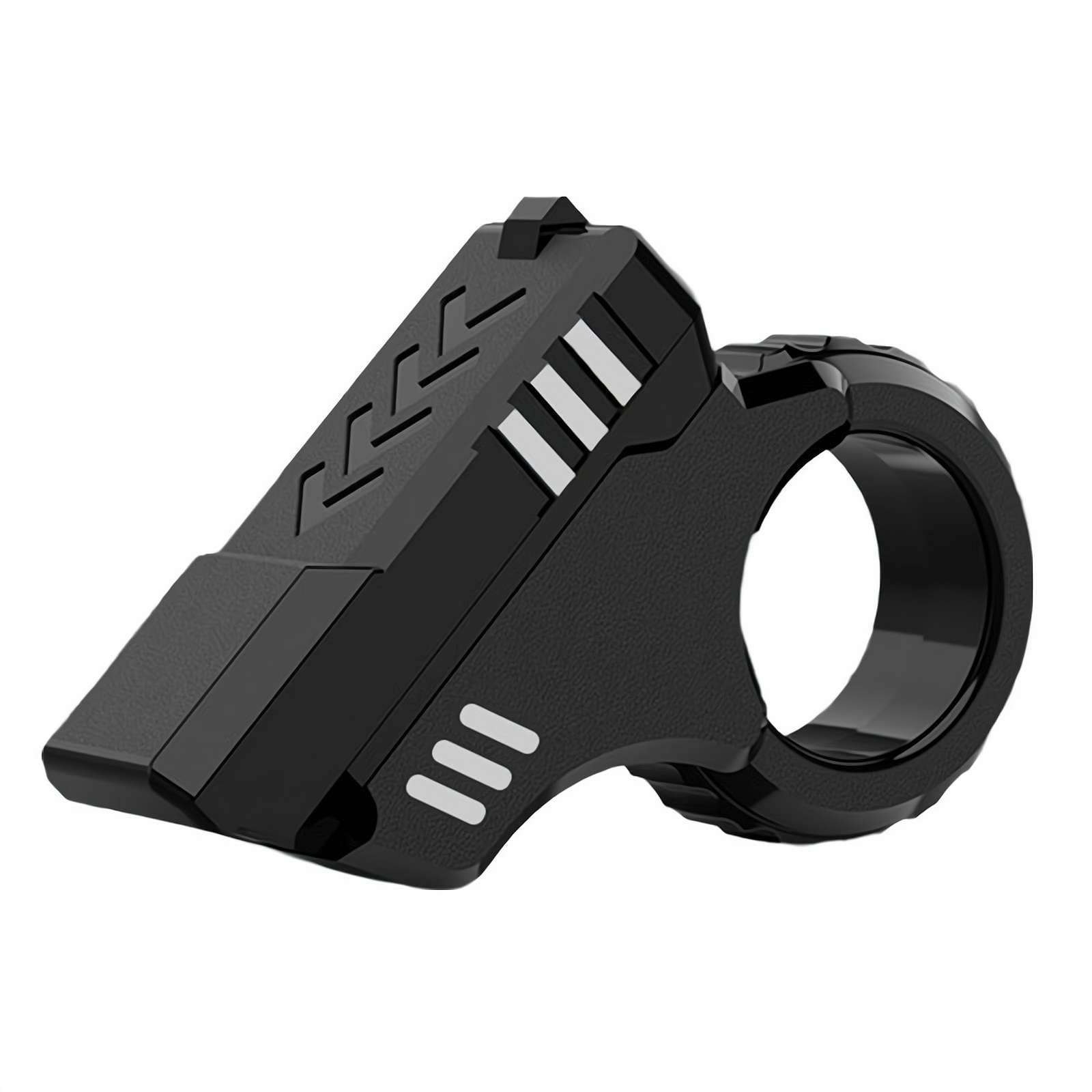 3D Printed Gun-Shaped Fidget Slider Toy - Stress Relief Gadget for ADHD, Anxiety & Autism | Textured Fingertip Sensory Toy for Adults | Perfect for Office, Classroom & Travel Stress Relief