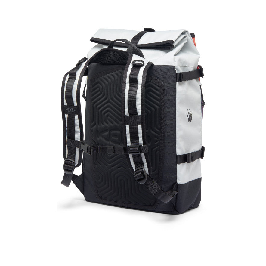 KEEN x Garcia Backpack - Stylish & Durable Hiking Daypack for Outdoor Adventures | Perfect for Camping, Travel & Urban Commute in New York at Night