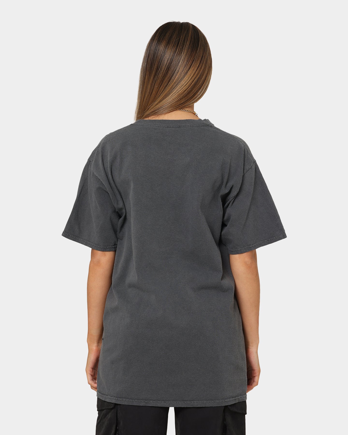 Vintage American Thrift OG Kitty Graphic T-Shirt in Off Black | Retro Cat Lover Tee for Women & Men | Perfect for Casual Wear, Street Style & Cat-Themed Outfits