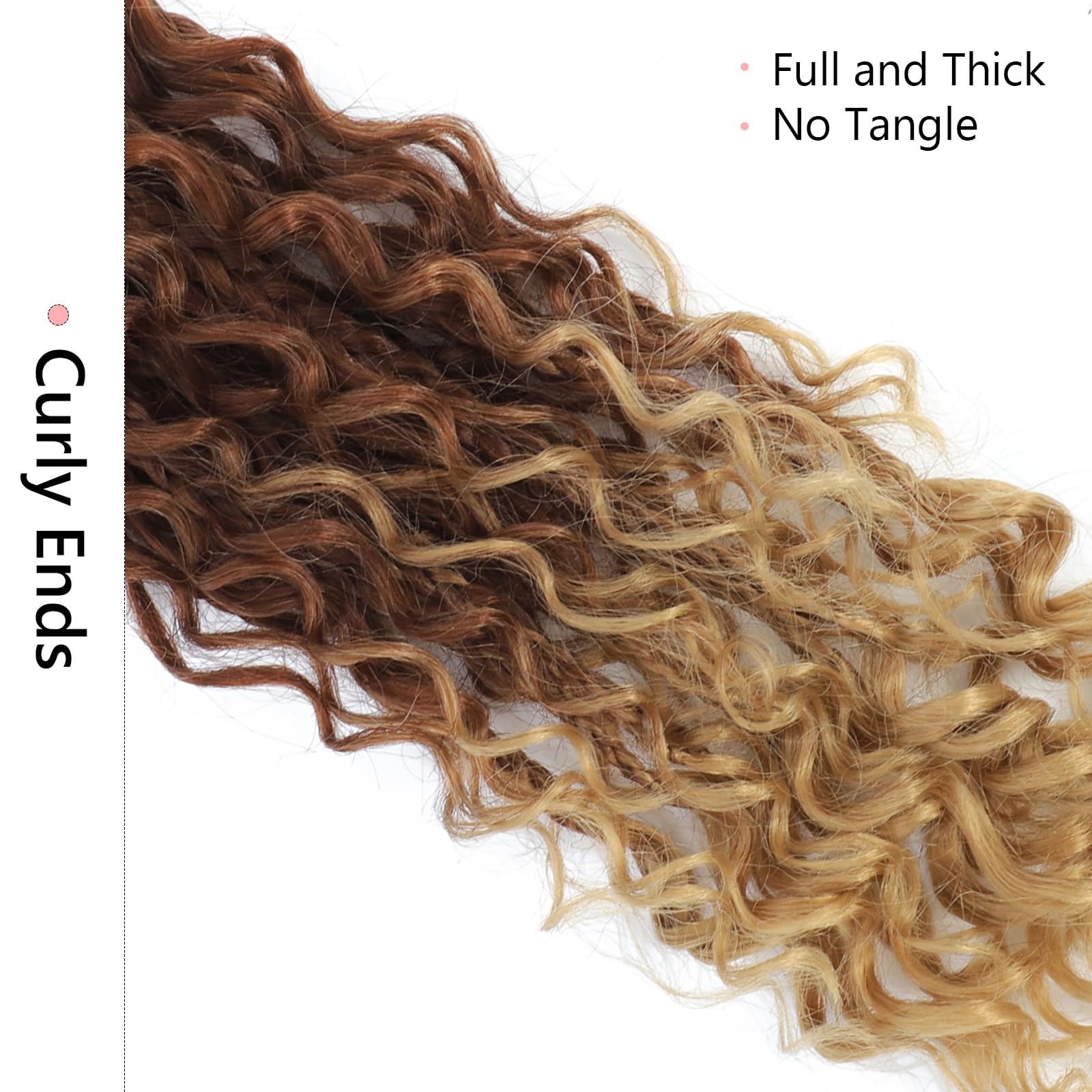8 Packs Boho Box Braids Crochet Hair Extensions - 20 Inch Pre-Looped 1B/30/27 Goddess Braids for Black Women | Perfect for Protective Styling, Everyday Wear & Special Occasions